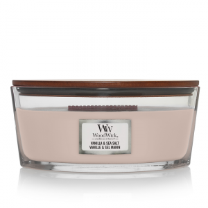 WoodWick Ellipse Candle Vanille en Zeezout
