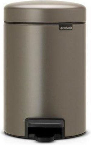 Brabantia Pedaalemmer Drie Liter Platinum