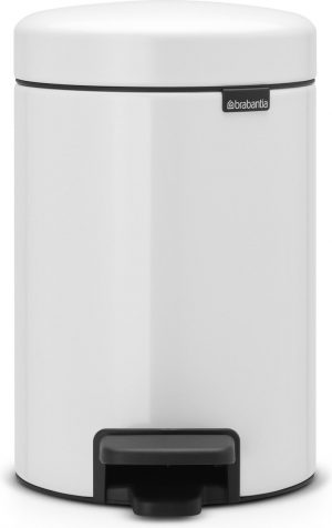 Brabantia Pedaalemmer Drie Liter White