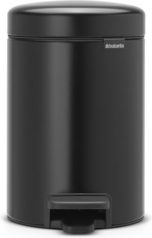 Brabantia Pedaalemmer Drie liter Zwart