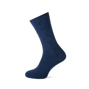 Basset Herensok Uni Katoen Blauw