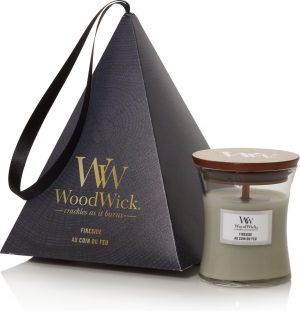 WoodWick Giftset Mini Candle Fireside